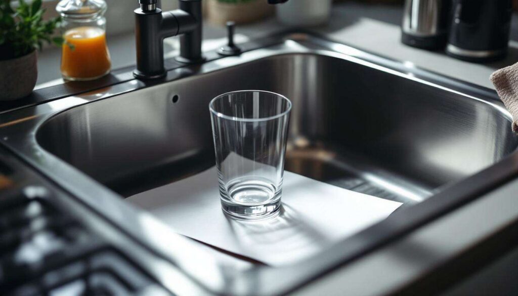Warum Sie vor dem Sommerurlaub unbedingt ein Glas und etwas Papier in die Spüle legen sollten